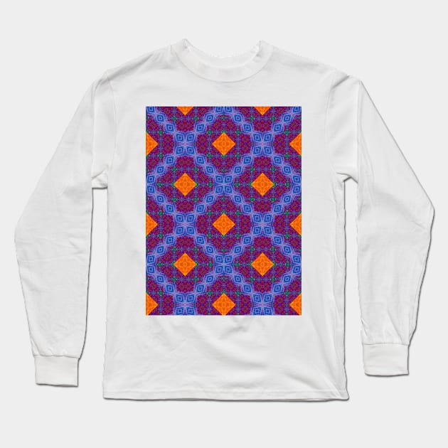 Bold Diamond Pattern Long Sleeve T-Shirt by Amanda1775